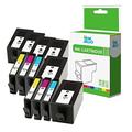 Inkjello Compatible Ink Cartridge Replacement for HP Officejet 6820 e-All-in-One Pro 6230 ePrinter Pro 6830 e-All-in-One 934XL 935XL (Black/Cyan/Magenta/Yellow, 10-Pack)