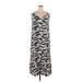 Old Navy Casual Dress: Black Animal Print Dresses - Women's Size X-Large