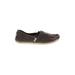 TOMS Flats: Brown Solid Shoes - Women's Size 6 - Almond Toe