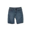 CALVIN KLEIN JEANS Denim Shorts - Mid/Reg Rise: Blue Mid-Length Bottoms - Women's Size 4 - Dark Wash