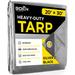 Boen Silver/Black Tarp 20' x 30' in Gray | 0.01 H x 240 W x 360 D in | Wayfair ST-2030