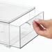 mDesign Plastic Stackable Kitchen Pantry Storage Organizer w/ Drawer Plastic | 4.25 H x 12.52 W x 7.99 D in | Wayfair 11871MDK