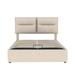 Latitude Run® Standard Storage Bed Upholstered/Velvet in Brown | 44.5 H x 57.5 W x 76.2 D in | Wayfair 8B38F0D9409A46E1A43FA706E0895287