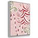 The Holiday Aisle® Candy Cane Holiday II Canvas, Solid Wood in Black/Pink/White | 41 H x 27 W x 1.5 D in | Wayfair 7DEECF80475941D58D2C81FD81CB108D