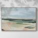 Brayden Studio® Pastel Plains II - Floater Frame Print on Canvas Canvas, Solid Wood in Gray | 25 H x 37 W x 2 D in | Wayfair