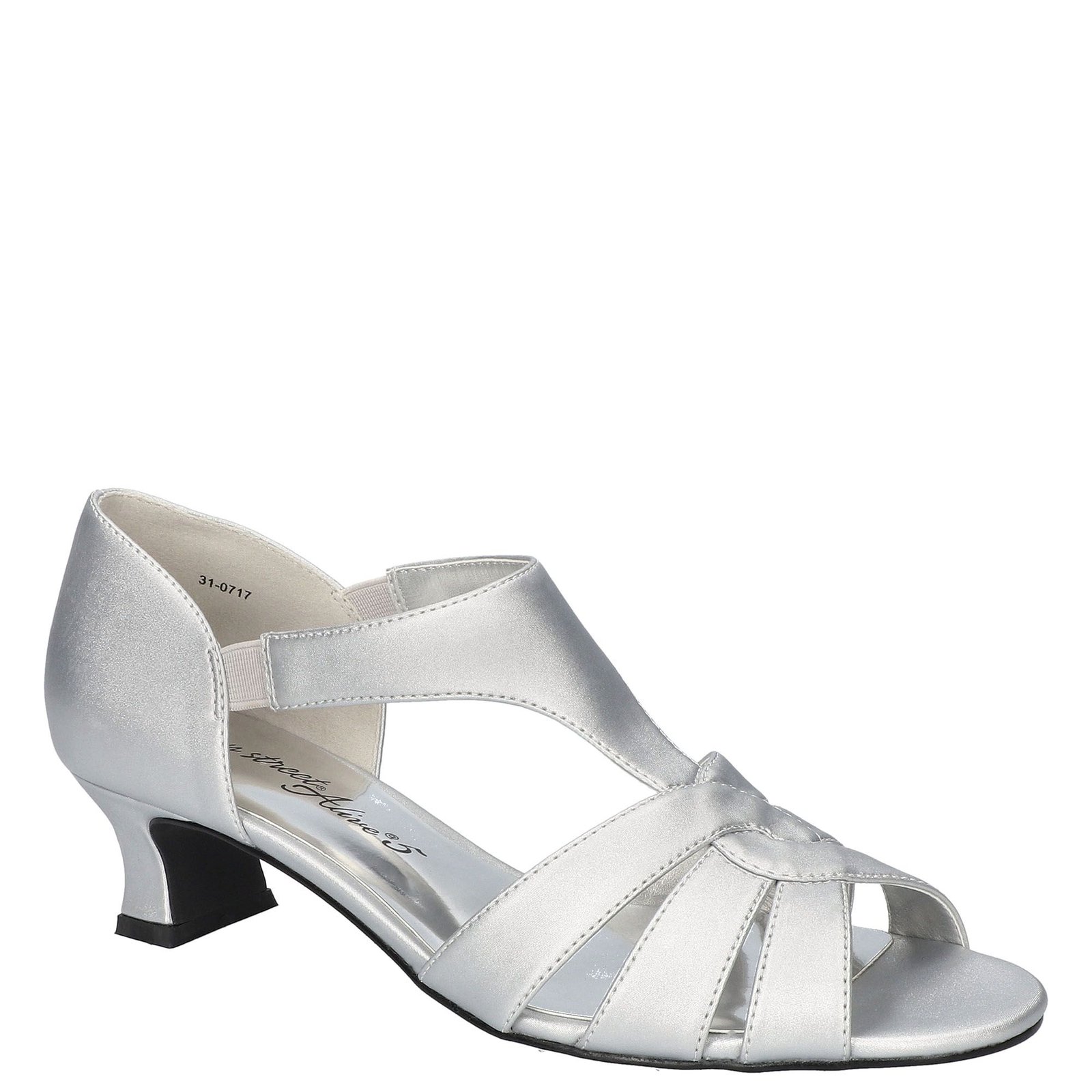 Easy Street Essie - Womens 8.5 Silver Sandal Medium