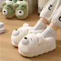 Pallene-Pantoufles en Fourrure Pelucheuse pour Femme Chaussons Moelleux et Chauds Chaussons de