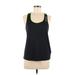 Reebok Active Tank Top: Black Activewear - Women's Size Medium