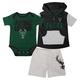 "Ensemble short et t-shirt Creeper Bank Shot de Milwaukee Bucks - Nouveau-né - unisexe Taille: 0-3 Months"