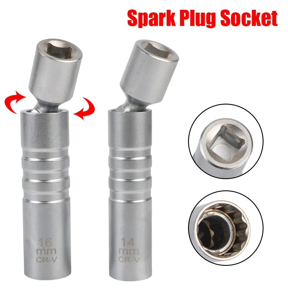 Per BMW Candela Chiave 14mm 16mm Presa Adattatore Giunto Chiave Flessibile Magnetica Strumenti di Riparazione Auto Accessori Auto Universale