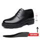 Aumentare 8/10CM piattaforma uomo scarpe tacco alto vestito nero uomo scarpe da ufficio formali in