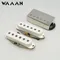 WAAAH Handwound V70 60er HSS Double Coil Gitarren-Tonabnehmer Alnico 5 graue Bodenplatte Gitarrenteile für den Austausch von E-Gitarren