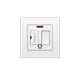 UK 13A Switch with Fuse Electrical Switch with LED 13A Switch Black White Grey Plastic Panel That UK