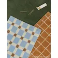 Retro Striped Plaid Absorbent Carpet Soft Plush Cashmere Beside Rug Bathroom Floor Mat Toilet Door