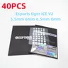 Nuovo 40 pz Esports Tiger ICE V2 Foot Sticker fai da te piccoli puntini Foot Pad Arc Edge Esports