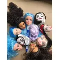 Princess Doll Heads White Black Brown Skin Doll Heads Girls Favorite Doll Figures Elsa Anna Mermaid