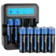 Aa 1.5V 3500mWh Rechargeable Batteries AA Lithium Charger Battery aa. 2a Battery With Toy Remote