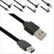 USB 2.0 Male to Mini USB UP Down Right Angled 90 Degree Cable 0.1m 0.2m 0.3m 0.5m for Camera MP3 MP4