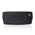 Russland/spanien 2 4g drahtlose trackball tastatur mit trackball und scroll rad mini usb tastatur