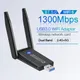 1300Mbps USB 3.0 Wireless Network Card Bluetooth 5.0 WIFI 6 Adapter 5dBi Dual Band 2.4G 5G USB 3.0