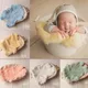 Newborn rabbit fur for baby photography props basket filler cushion blanket