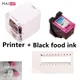 Food Printer Black Mobile Mini Handheld Inkjet Printer Wifi Customized Logo Wireless For Cookie