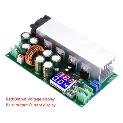 DC-DC High Power 600W Adjustable Step-down Power Supply Module With Fan 12V-80V To 2.5V-50V Buck