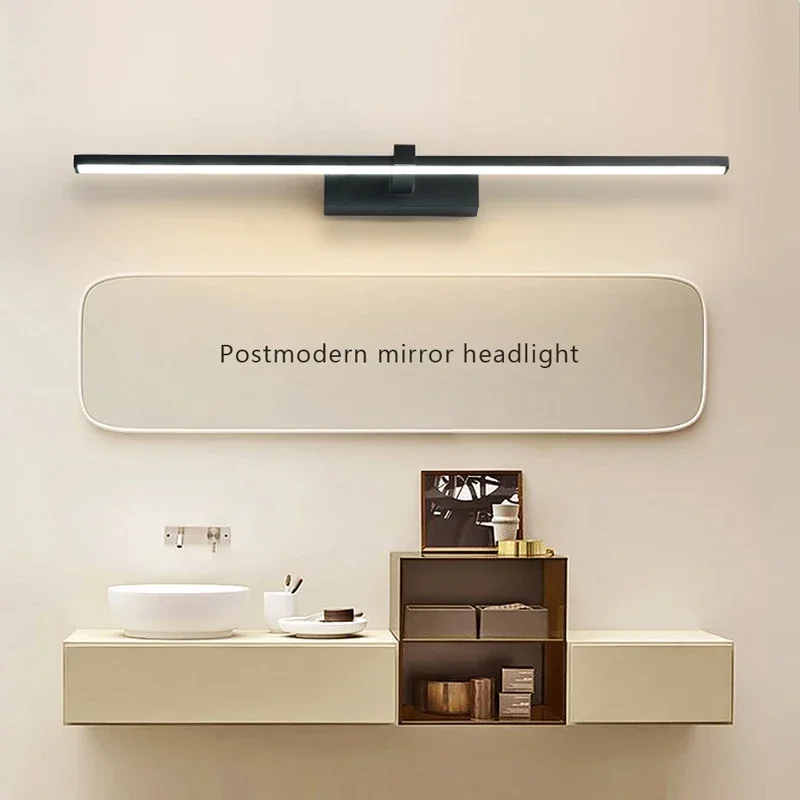 Moderne LED Wandleuchte Badezimmer Hardwares Wandleuchte Drei Farben Lichter Aluminium Led Badezimmer Bad Spiegel Linie Lampe