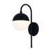 Justice Design Group EVOLV Fusion Ion 1-light Wall Sconce w/ Opal Glass Shade