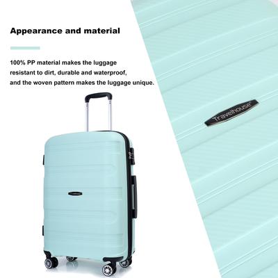 Luggage Expandable 3PC Sets PP Hardshell Lightweight Durable Suitcase with Spinner Wheels & TSA Lock, Carry on Travel Luggage