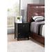 Rattan End table with drawer, Modern nightstand, side table for living room, bedroom,natural