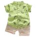 KDFJPTH Toddler Outfits for Girls Kids Baby Boys Cartoon Dinosaur T-Shirt Tops+Pants Children Clothes Sets
