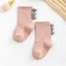 LYCAQL Baby Socks Baby Boy Girls Toddlers Indoor Animals Slipper Shoes Antislip Socks Booties First Warm (Pink M )