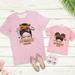 Clothes for Parents of Boys And Girls Fun Halloween Parent Child Dress And T Shirt Mom Dad Son Daughter 140Pink Family Matching Christmas Pajamas Sets