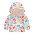 Winter Savings Clearance! Lindreshi Winter Coats for Toddler Girls and Boys Toddler Kids Baby Boys Girls Fashion Cute Flowers Car Pattern Windproof Jacket Hooded Coat