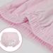 LYCAQL Girls Underwear Kids Toddler Baby Girls Underpants Cartoon Print Underwear Shorts Cotton Ruffled 2t Training (Pink 3-4 Years)