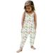 WOXINDA Toddler Girls Kids Baby Jumpsuit 1 Piece Floral Cartoon Easter Bunny Playsuit Strap Romper Summer Outfits Clothes