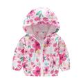 Winter Savings Clearance! Lindreshi Winter Coats for Toddler Girls and Boys Toddler Kids Baby Boys Girls Fashion Cute Flowers Car Pattern Windproof Jacket Hooded Coat