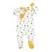 Wiueurtly Toddler Pajamas Boys Baby Boys Girls Cartoon Romper Zip Front Non-Slip Footed Sleeper Pajamas