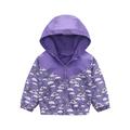 Spring Savings Clearance Lindreshi Winter Coats for Toddler Girls and Boys Toddler Kids Baby Boys Girls Fashion Cute Dinosaur Pattern Windproof Jacket Hooded Coat
