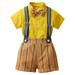 Toddler Boys Short Sleeve Red Striped Shirt Tops Suspender Shorts with Tie Child Kids Gentleman Outfits Boys Toddler Boy Shirts 5T Baby Boy Rompers Baby Bodysuit Long Sleeve