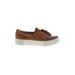 J/Slides Sneakers: Brown Solid Shoes - Women's Size 8 - Round Toe