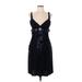 Betsy & Adam Cocktail Dress: Blue Dresses - Women's Size 12