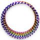 FlickBuyz Hula Hoop - Glittering Hula Hoops for Kids - Multicolor Hula Ring Hoops Exercise Hula Hoop Adults Suitable for Gymnastics, Fitness & Lose Weight (55cm, 20)