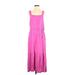 Amazon Essentials Casual Dress - Midi Square Sleeveless: Pink Print Dresses - New - Women's Size 1