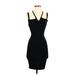 George Marciano for Guess Cocktail Dress - Bodycon: Black Solid Dresses - New - Women's Size Small