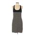INC International Concepts Casual Dress: Tan Stripes Dresses - Women's Size Medium