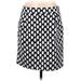 Ann Taylor LOFT Casual Skirt: Blue Polka Dots Bottoms - Women's Size 8