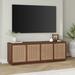 Beachcrest Home™ Amine 70" W Storage Credenza Wood in Brown | 24 H x 70 W x 15.5 D in | Wayfair 4258A69CAF6F4F388B534E68298A6462