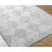 Gray/White 143.7 x 110.24 x 0.55 in Area Rug - Foundry Select Freud Machine Woven Rug Polyester | 143.7 H x 110.24 W x 0.55 D in | Wayfair